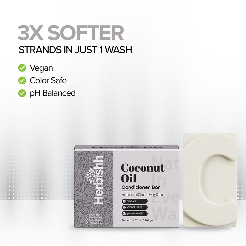Coconut Oil Conditioner Bar - Herbishh
