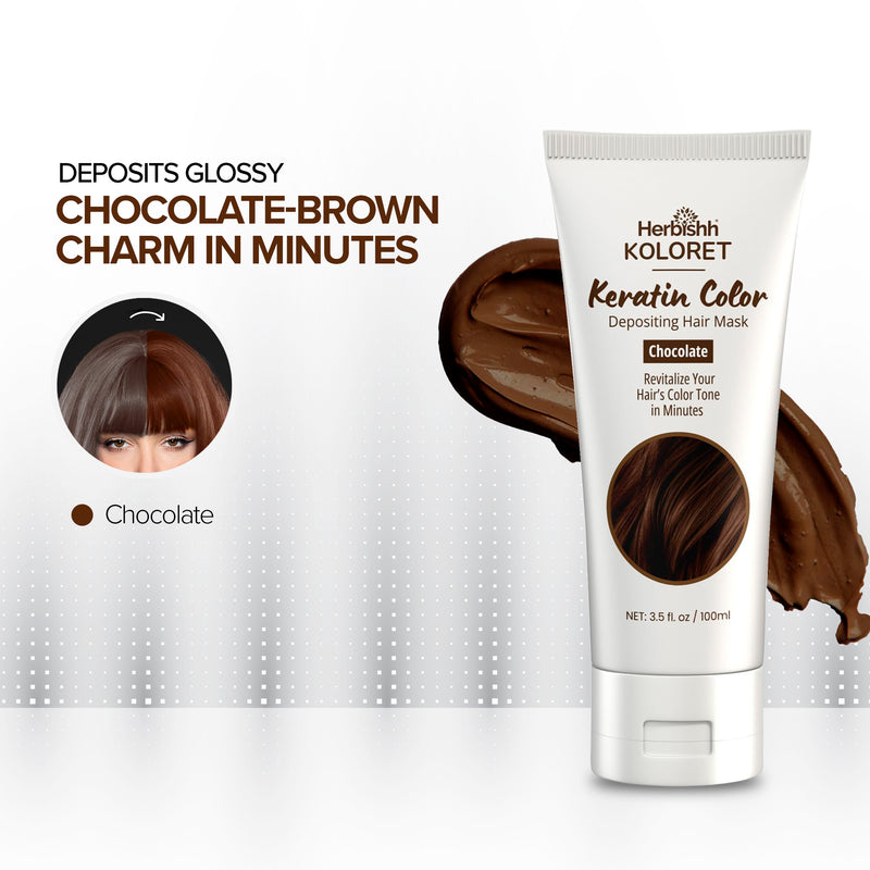 Chocolate- Koloret Color Depositing Hair Mask