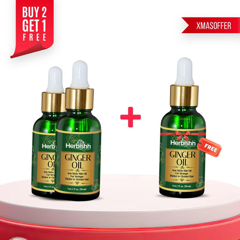 Herbishh Exclusive Deal: Buy 2 Ginger Oil, Get 1 FREE