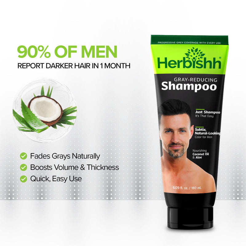 Herbishh Gray Reducing Shampoo for Men