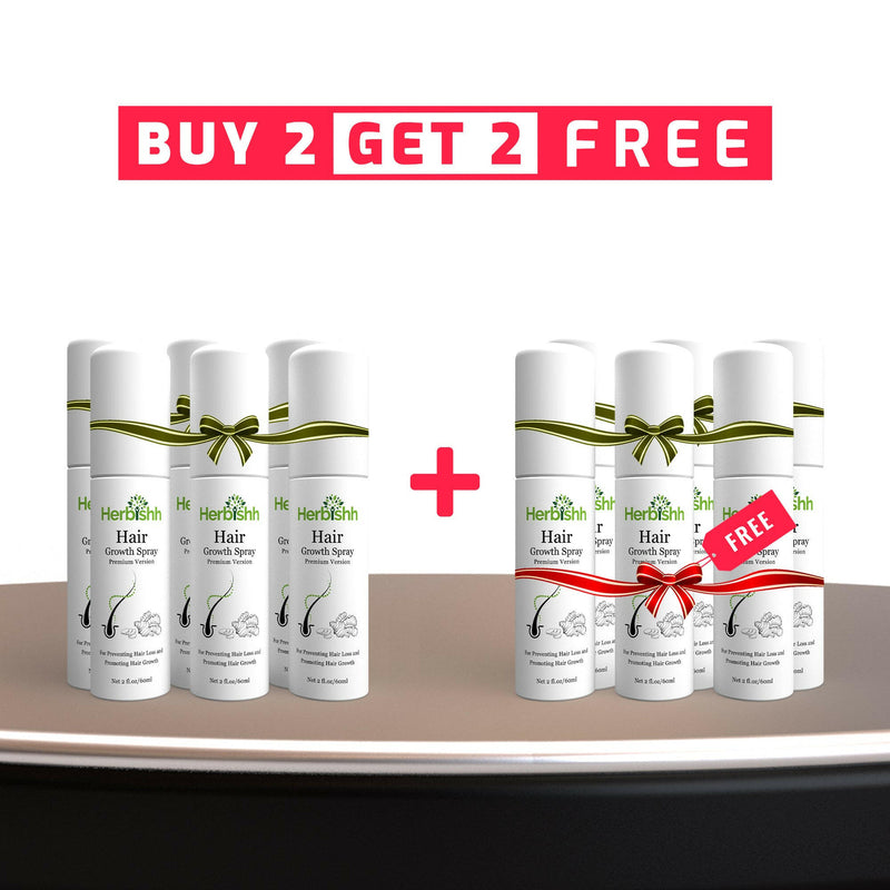 Buy 2 Get 2 Free Hair Growth Spray- Herbishh BOGO