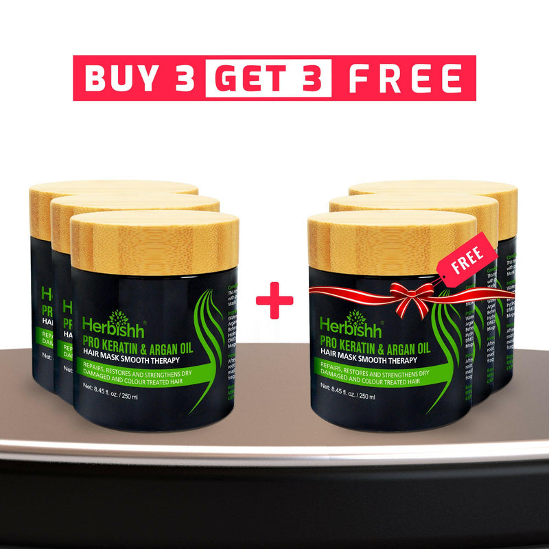 BOGO Sale BUY 3 Hair mask Get 3 Hair Mask Free- Herbishh