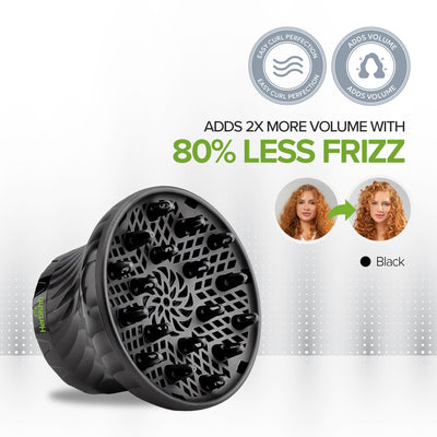 Herbishh Hair Dryer Diffuser - Black
