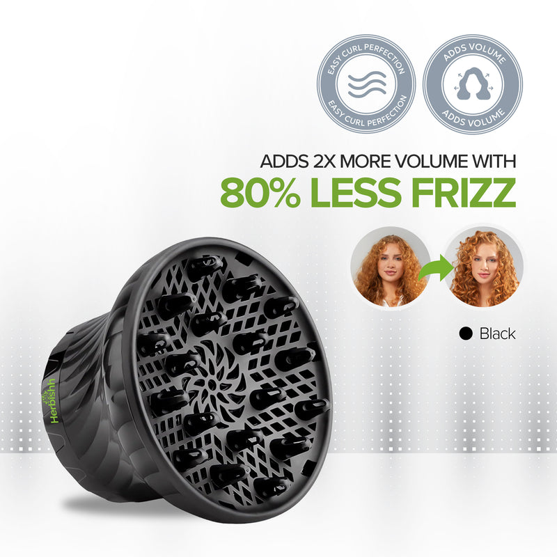 Herbishh Hair Dryer Diffuser - Black