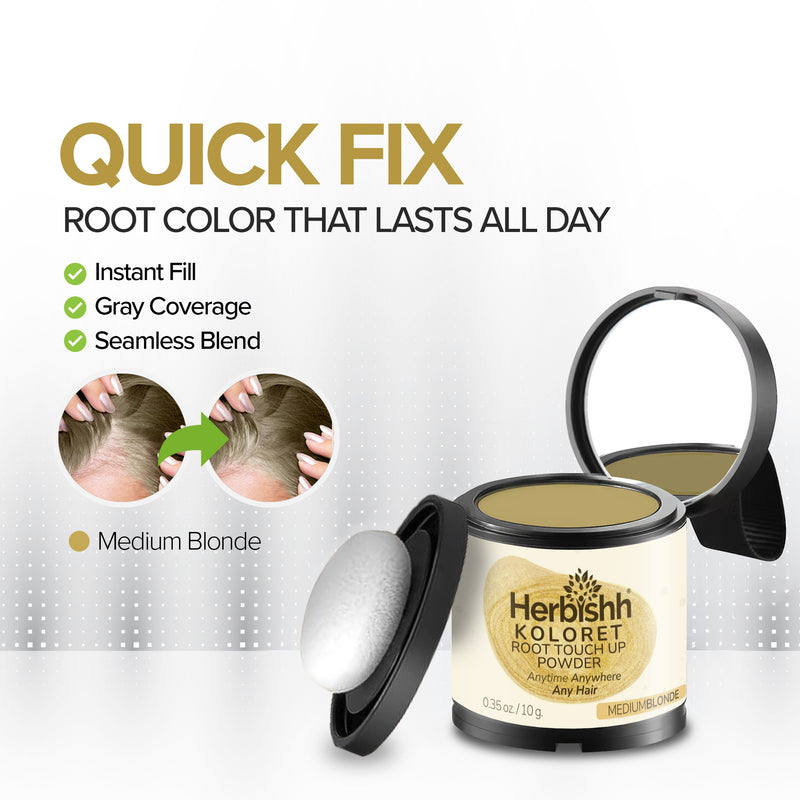 Medium Blonde Koloret Root Touch Up Powder– 10 gm