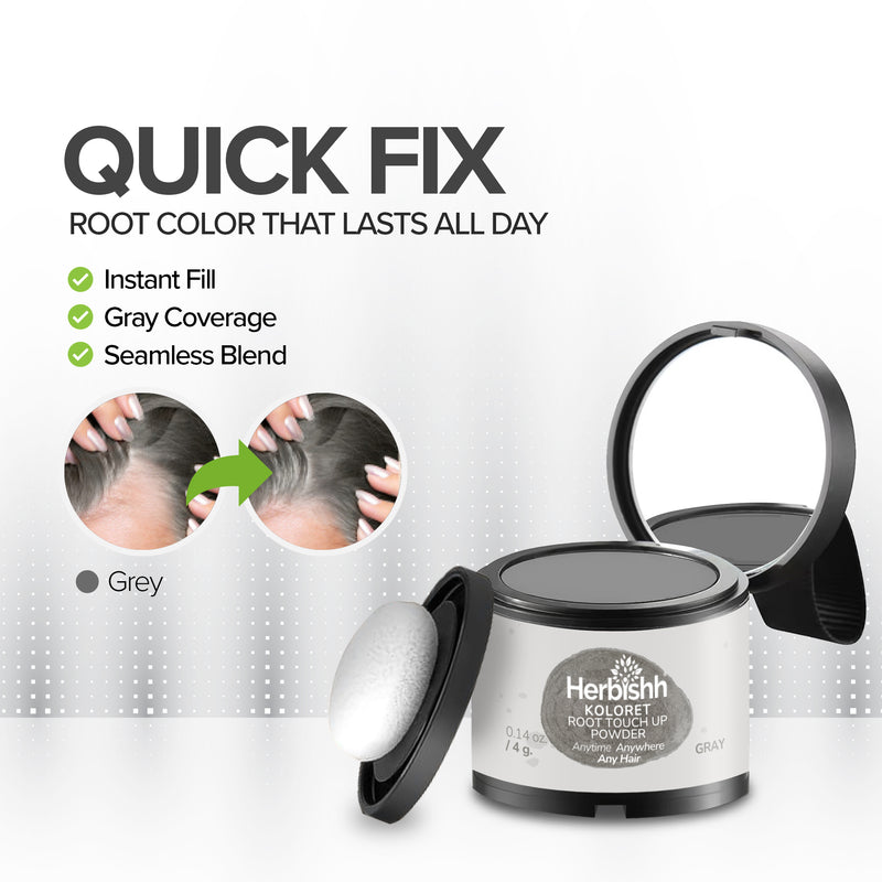 Gray Koloret Root Touch Up Powder– 4 gm