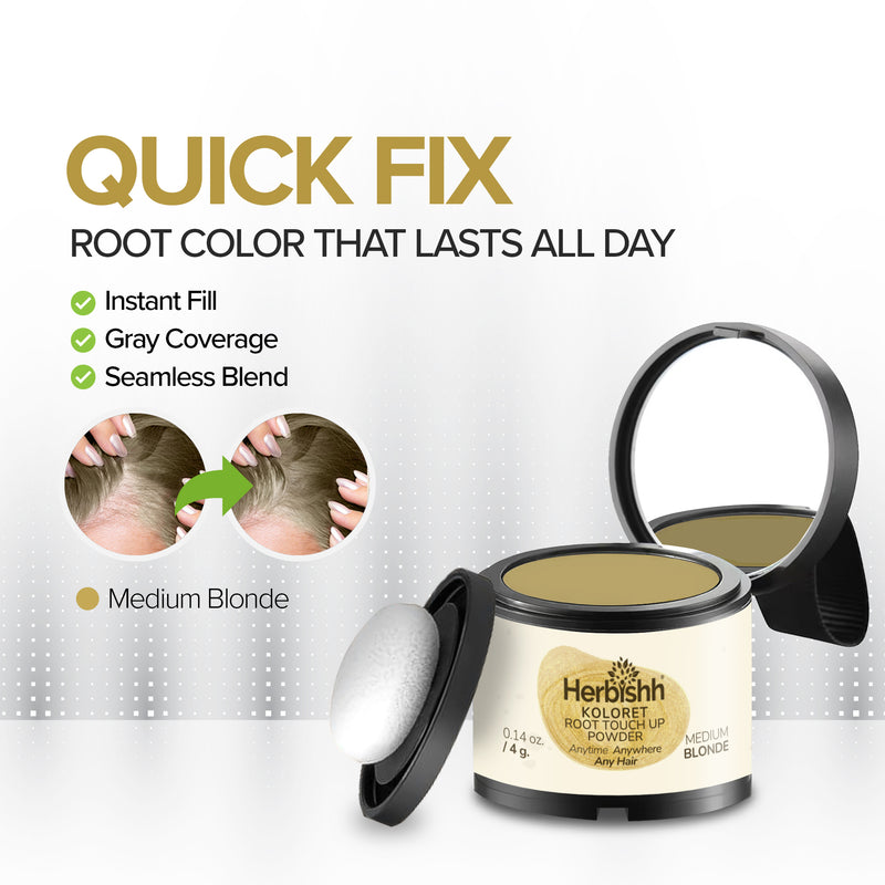 Medium Blonde Koloret Root Touch Up Powder– 4 gm