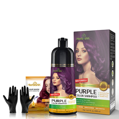 3pcs Hair Color Dye Shampoo - Herbishh