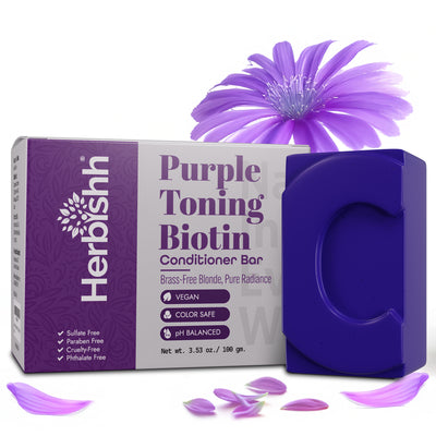 Purple Toning Biotin Conditioner Bar