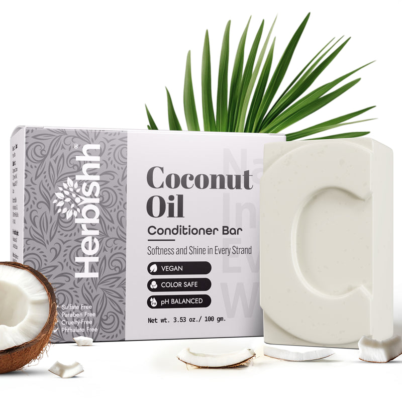 Coconut Oil Conditioner Bar - Herbishh