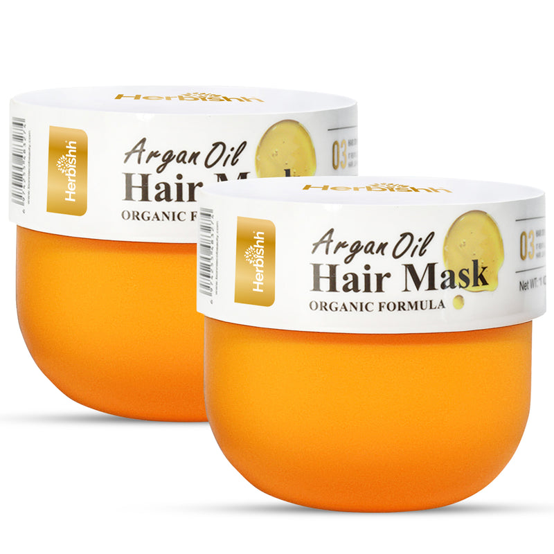 Herbishh argan oil hair mask-300ml Pack of 2