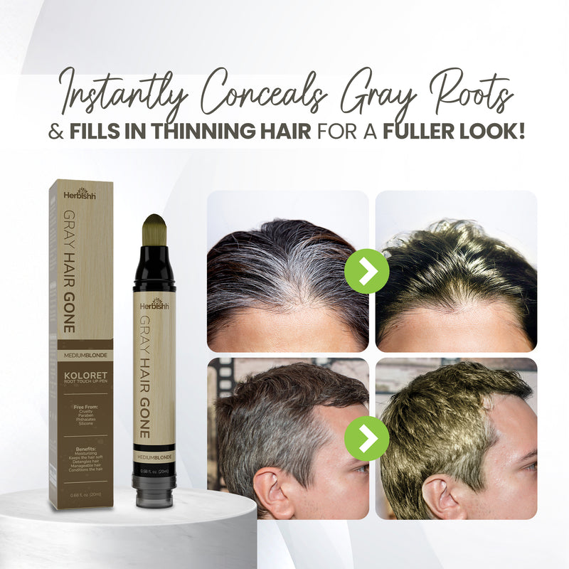 Hair Root Touch-up Pen - Medium Blonde