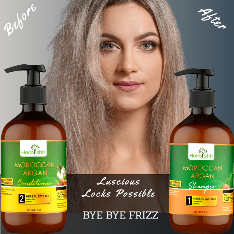 Argan Oil Shampoo Conditioner Set