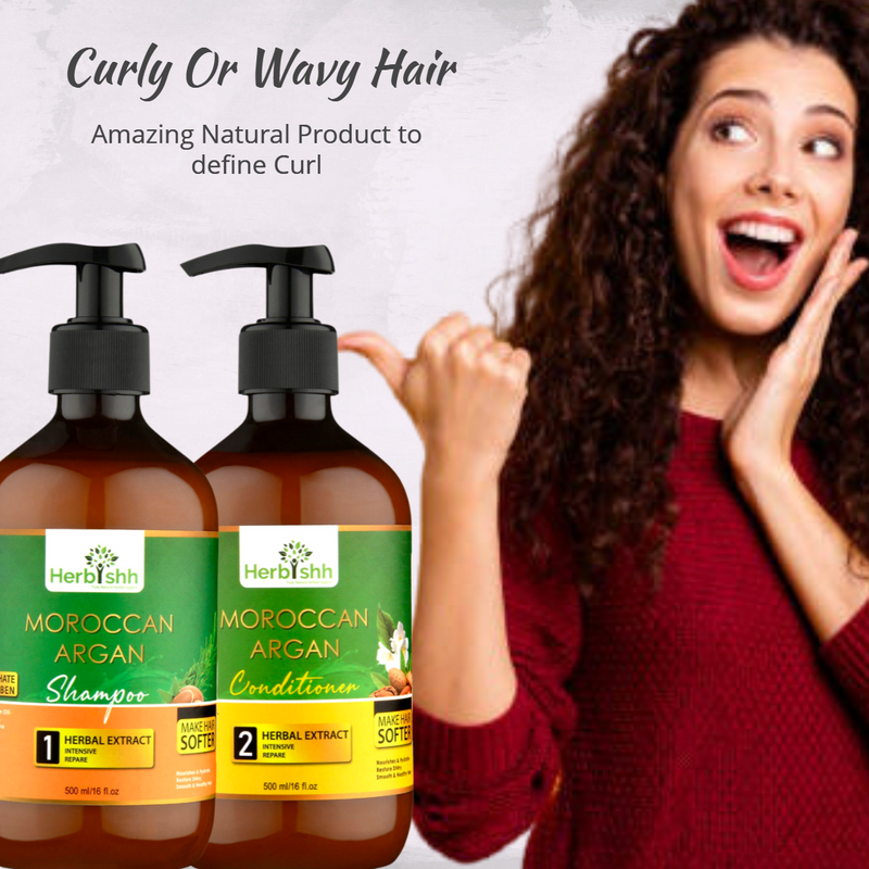 Argan Oil Shampoo Conditioner Set