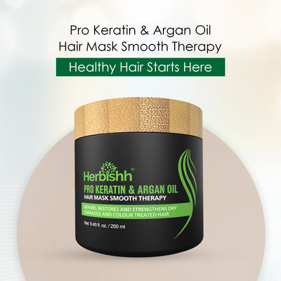 250 Gm Pro Keratin Argan Hair Mask - Herbishh