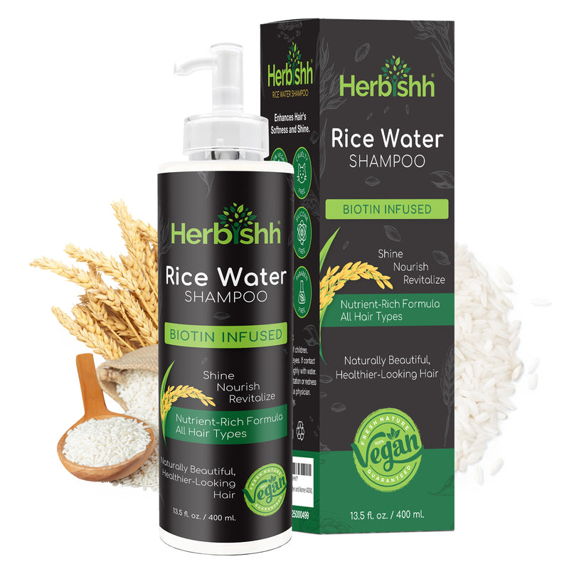 Rice Water Shampoo for Men and Women- Herbishh
