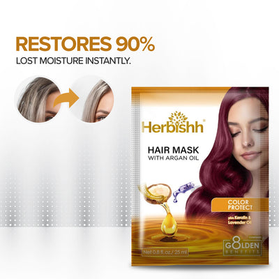 Keratin Argan Hair Mask- Herbishh 25ml