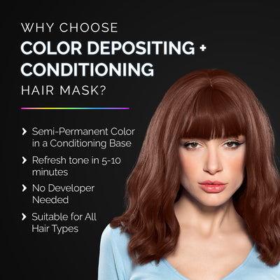 Koloret Keratin Color Depositing Hair Mask Chocolate