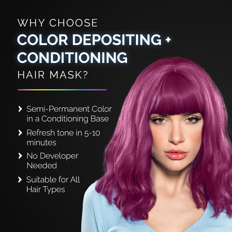 Koloret Keratin Color Depositing Hair Mask Pink