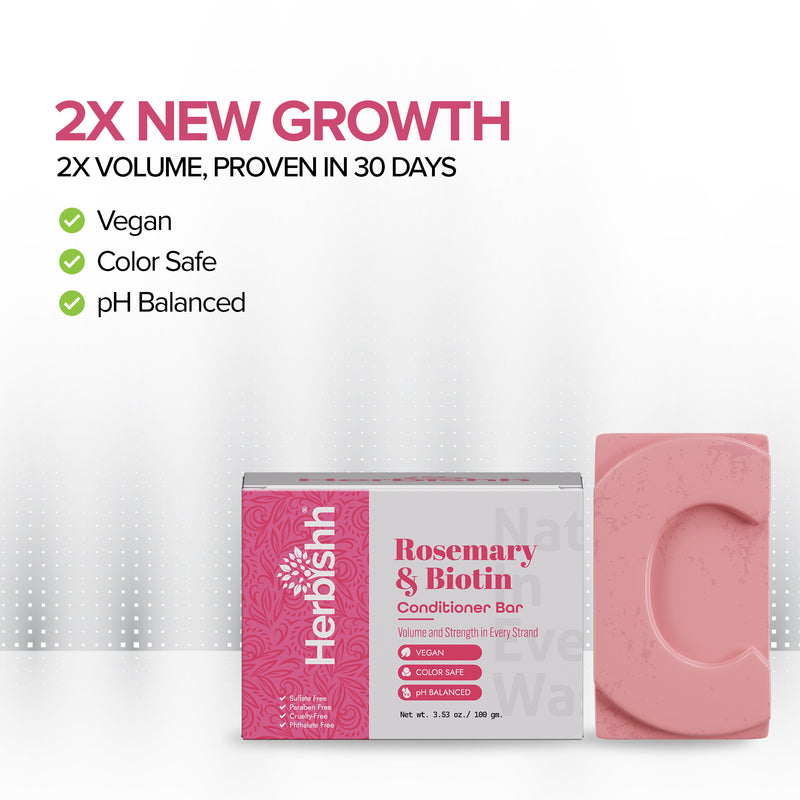 Rosemary & Biotin Conditioner Bar - Herbishh