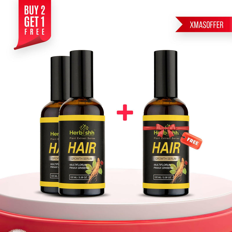 BUY 2 GET 1 FREE - Herbishh Anti-hair loss Serum