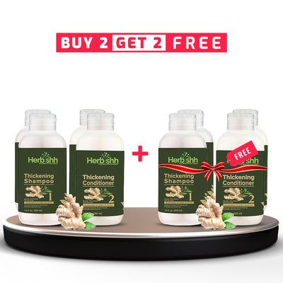 Buy 2 Hair Thickening Shampoo & Conditioner set get 2 free