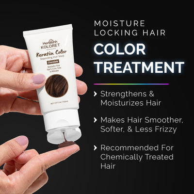 Koloret Keratin Color Depositing Hair Mask Chocolate