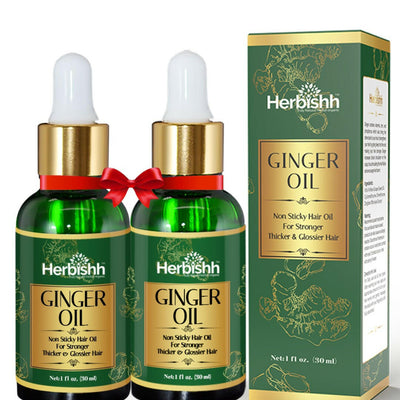 Herbishh Exotic Ginger Essential Hair Oil - 2 pcs