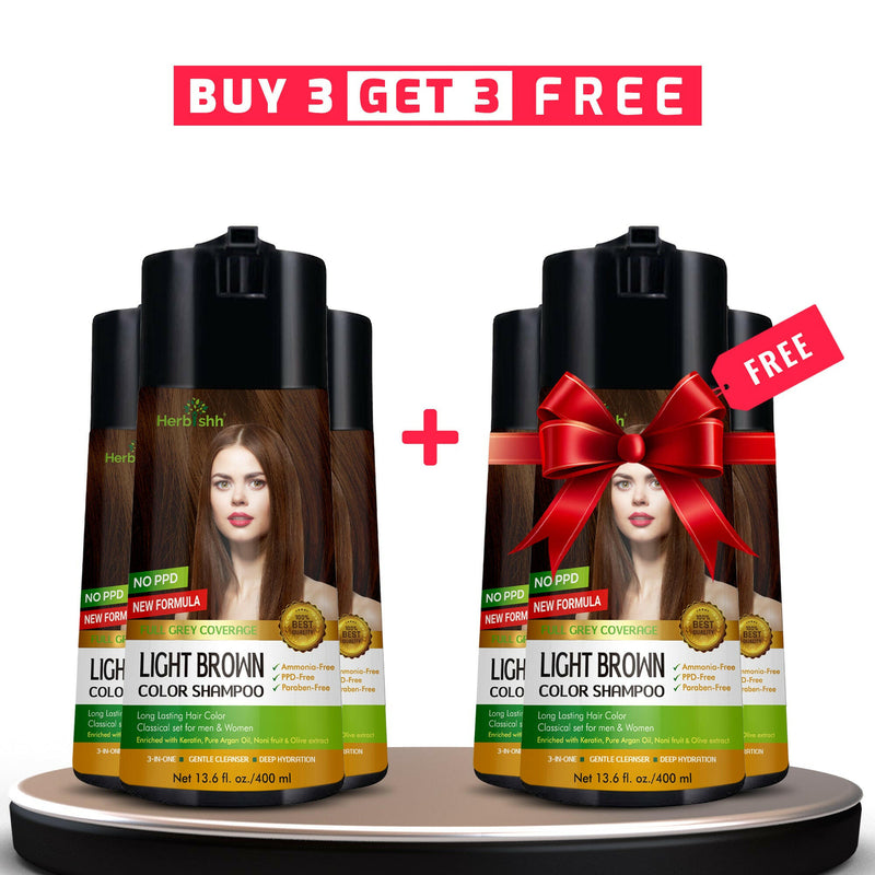 BOGO: Buy 3 PPD-Free Shampoos, Get 3 FREE!