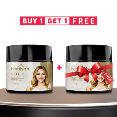 Buy 1 GET 1 Herbishh Koloret Temporary Hair Color Wax BOGO