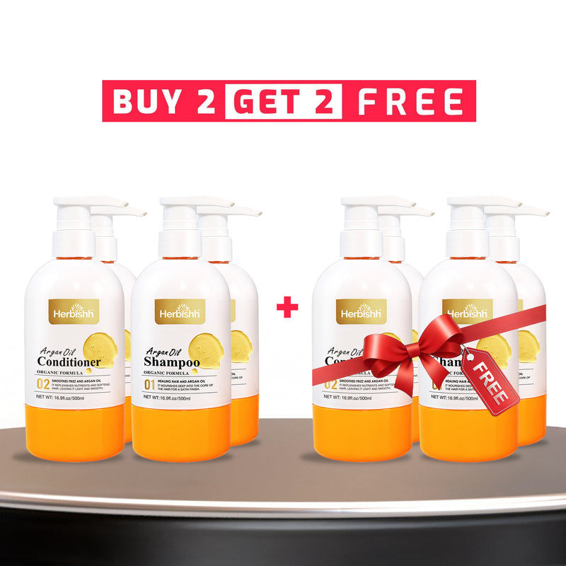 Buy 2 Get 2 Herbishh Argan Oil Shampoo & Conditioner BOGO