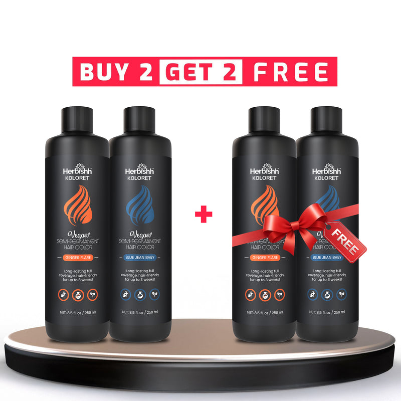 Buy 2 Get 2 Herbishh Koloret Semi Permanent Hair Color BOGO