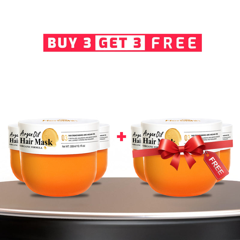 BOGO Buy 3 Get 3 Herbishh argan oil hair mask-300ml