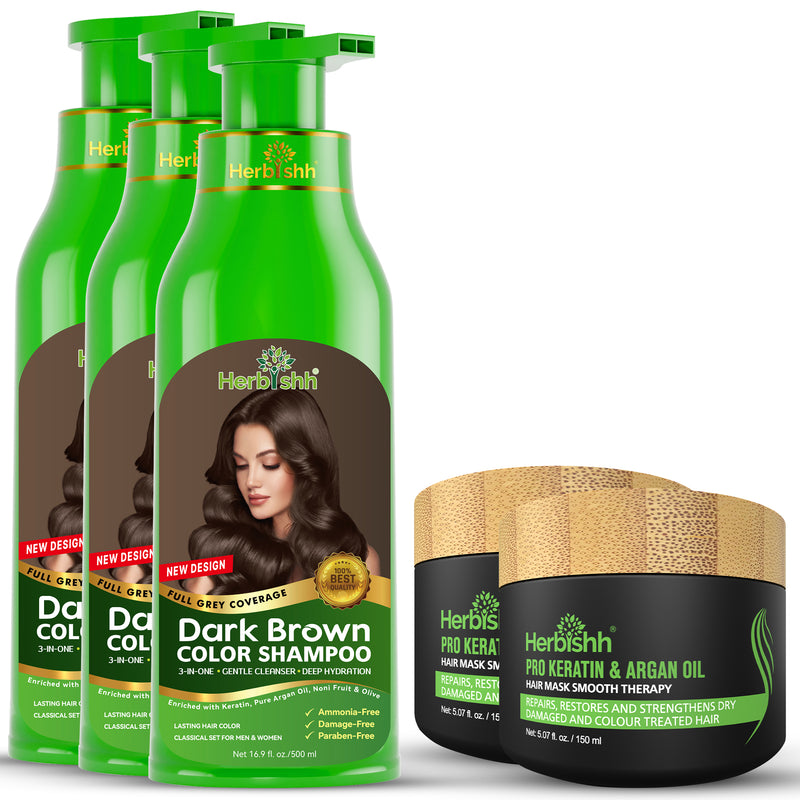 Buy 3 Color Shampoos Get 2 Free Hair Mask