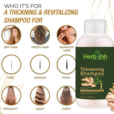Herbishh Hair Thickening Shampoo