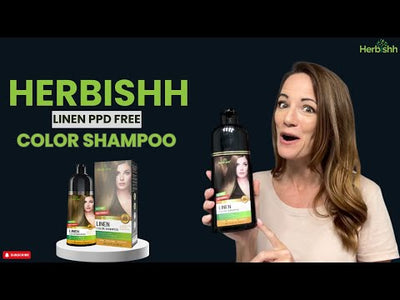 PPD Free Hair Color Dye Shampoo + Argan Hair Mask - Herbishh