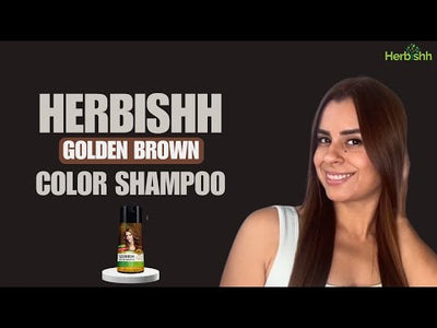 Golden Brown Color Shampoo PPD FREE - Herbishh