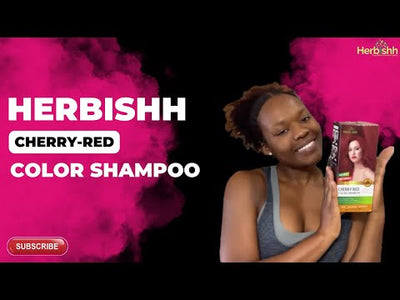 PPD FREE Cherry Red Color Shampoo - Herbishh