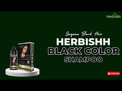 Black Hair Color Shampoo - Herbishh