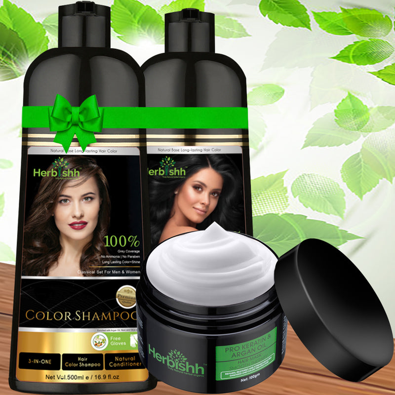 Hair Color Shampoo Mix & match Combo
