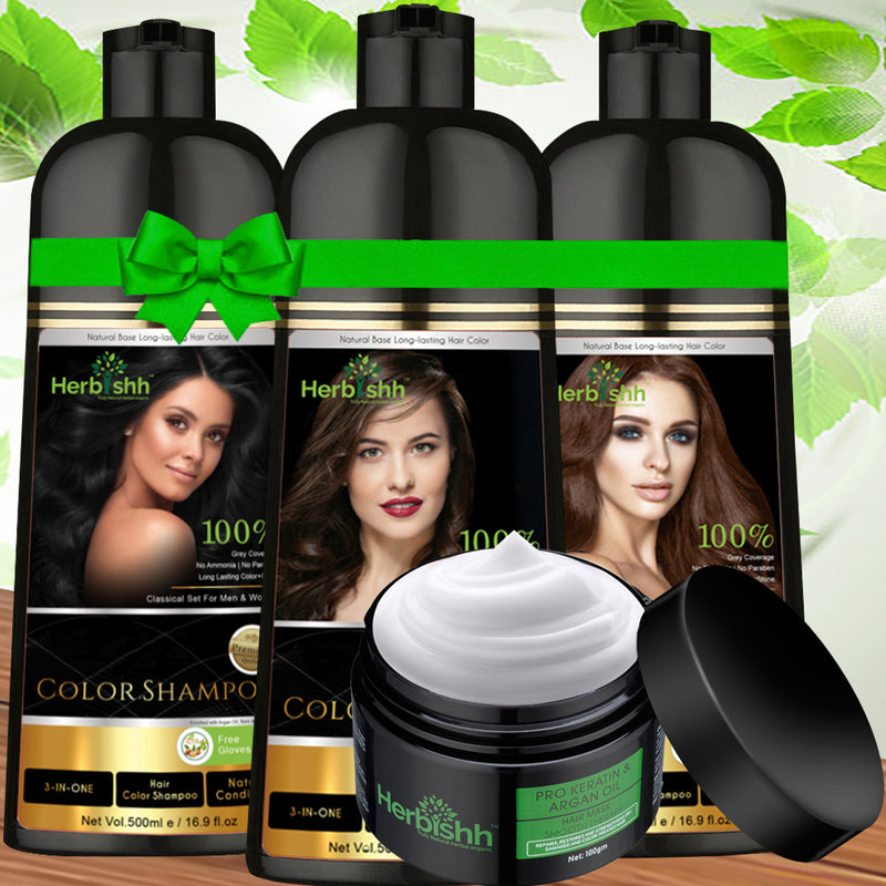 Hair Color Shampoo Mix & match Combo