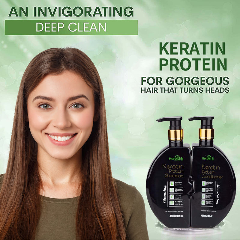 Keratin Shampoo & Conditioner Duo