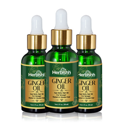 Herbishh Exotic Ginger Oil - 3 pcs