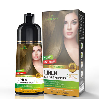 Hair Color Shampoo + Hair Treatment Argan Hair Oil
