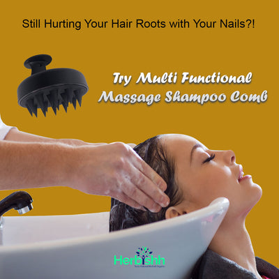 BUY1 GET1 FREE- Hair Growth -Scalp Massager Shampoo Brush